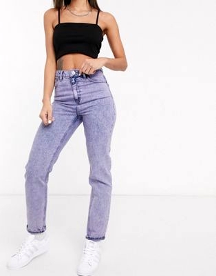 Лавандовые узкие джинсы в винтажном  Говорово