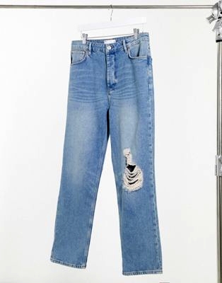 Выбеленные джинсы в винтажном стиле