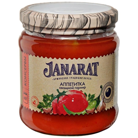 Аппетитка Janarat овощной гарнир 460