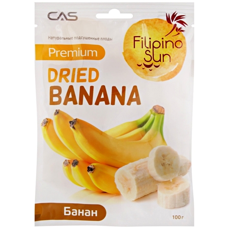 Банан Filipino Sun сушеный 100  Басманный