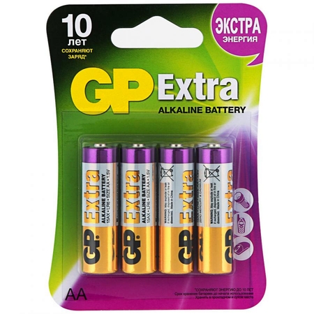 Батарейки алкалиновые GP Batteries 15AX-2CR4