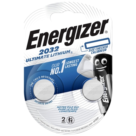 Батарейки литиевые Energizer ENR Ultimate Lithium CR 2032 FSB2 (2 штуки)