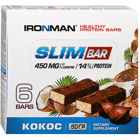 Батончики Ironman Slim Bar со
