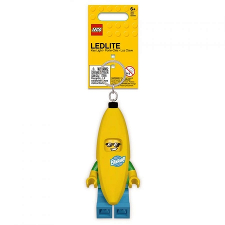 Брелок-фонарик для ключей Lego Человек-банан