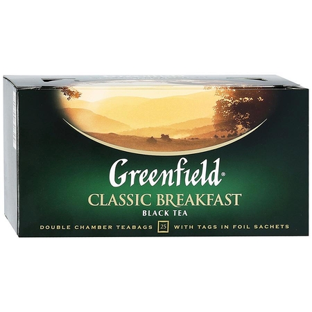 Чай Greenfield Classic Breakfast черный  Воробьевы горы