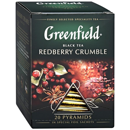 Чай Greenfield Redberry Crumble черный
