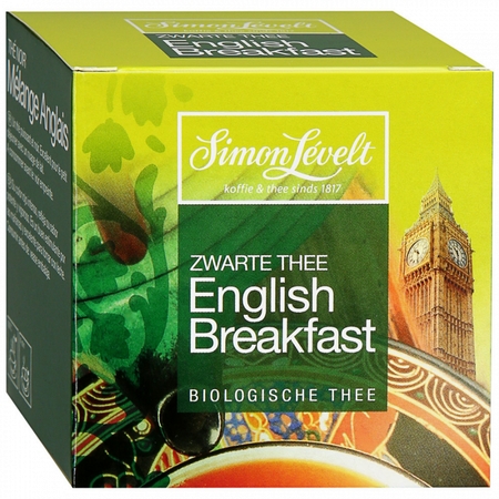 Чай Simon Levelt English Breakfast Био черный 10 пакетиков по 17.5 г