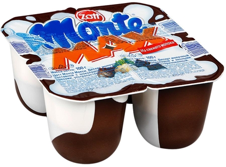 Десерт Zott Monte max шоколад-лесные