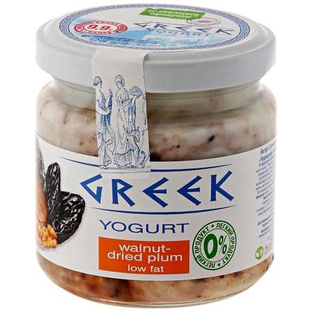 Йогурт Полезные продукты Греческий обезжиренный