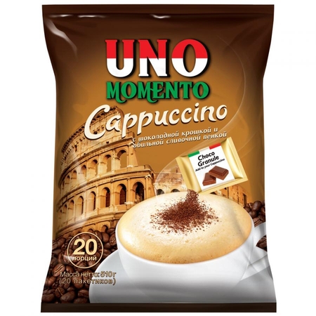 Напиток Uno Momento Cappuccino кофейный