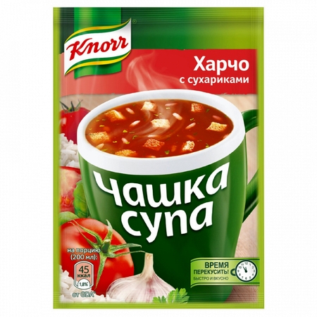 Суп Knorr харчо с сухариками