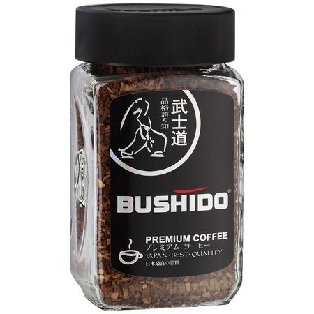 Кофе Bushido Black Katana растворимый  Коломенская