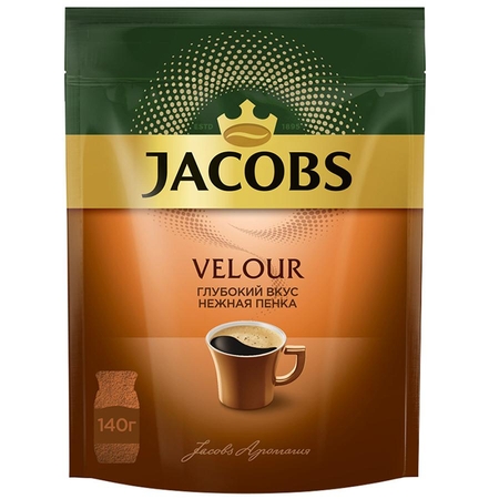 Кофе Jacobs Velour растворимый порошкообразный
