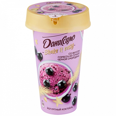 Коктейль йогуртный Даниссимо со вкусом  Воробьевы горы