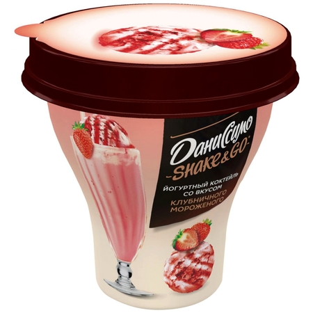 Коктейль Даниссимо йогуртный со вкусом