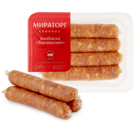 Колбаски из свинины Мираторг Тирольские