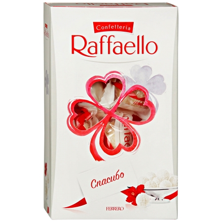 Конфеты Raffaello с цельным миндальным