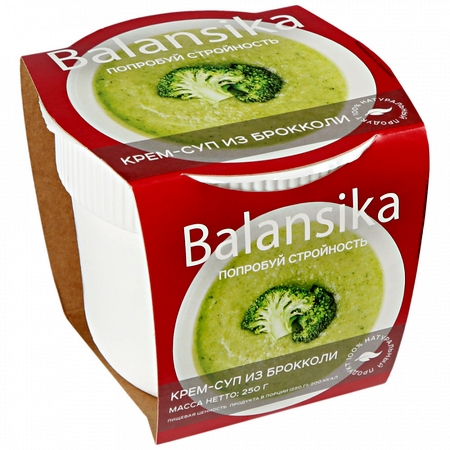 Крем-суп Balansika из брокколи замороженный