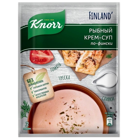 Крем-суп Knorr по-фински рыбный 49