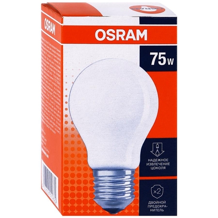 Лампа накаливания Osram A55 груша