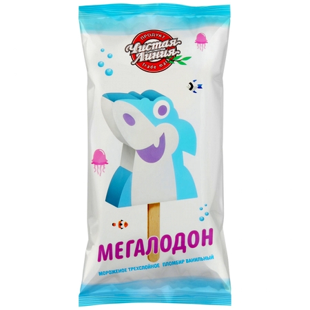 Мороженое Чистая линия Мегалодон эскимо