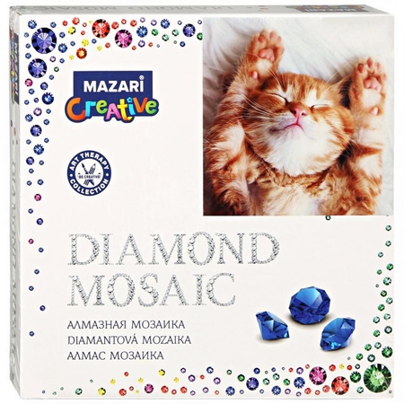 Мозаика Mazari Алмазная Спящий кот