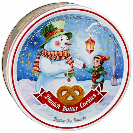 Печенье Bisquini сдобное Дед снеговик