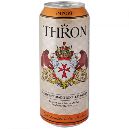 Пиво Thron Weizen (Трон Пшеничное)