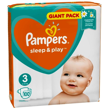 Подгузники Pampers Sleep&Play Midi 3