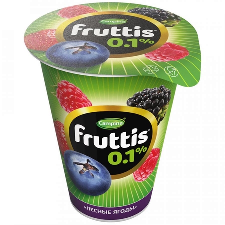 Продукт йогуртный Campina Fruttis Лесные