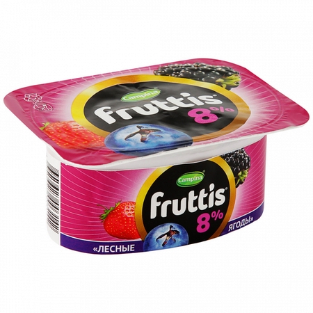 Продукт йогуртный Campina Fruttis Суперэкстра  Выставочная