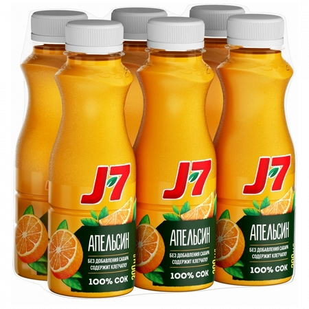 Сок J7 Апельсин с мякотью