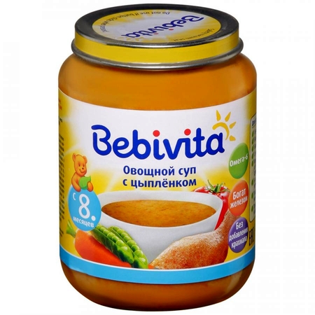 Суп Bebivita Овощной с цыпленком