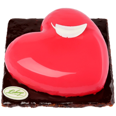 Торт Сердце красное малиновый Leberge  Домодедово