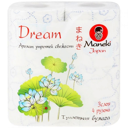 Бумага туалетная Maneki Dream с
